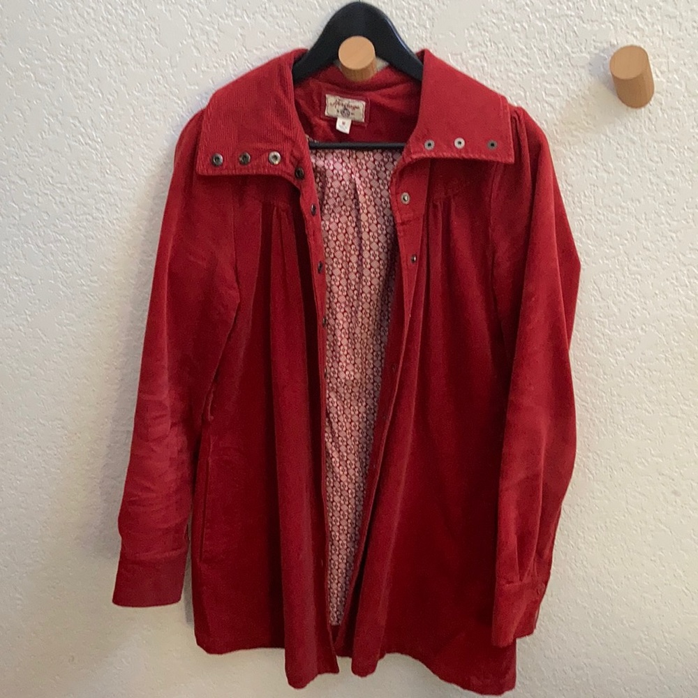 Heritage Vintage Red Corduroy Coat